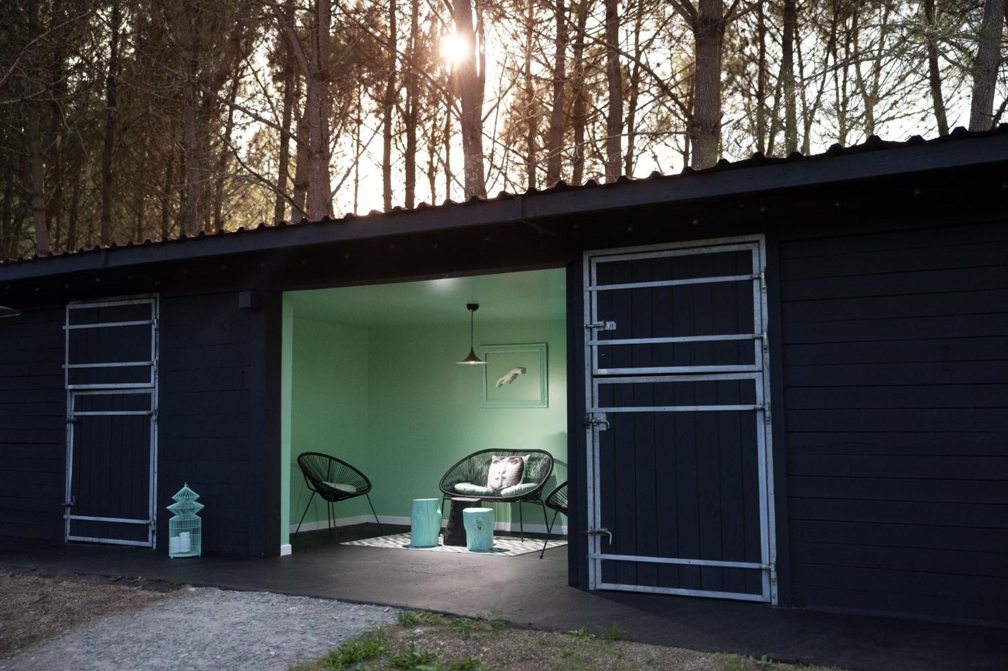 L Ost In Sensations -Hebergements Insolites Et Suites De Luxe Spa Sauna Piscine Foret Marcenais Exterior foto