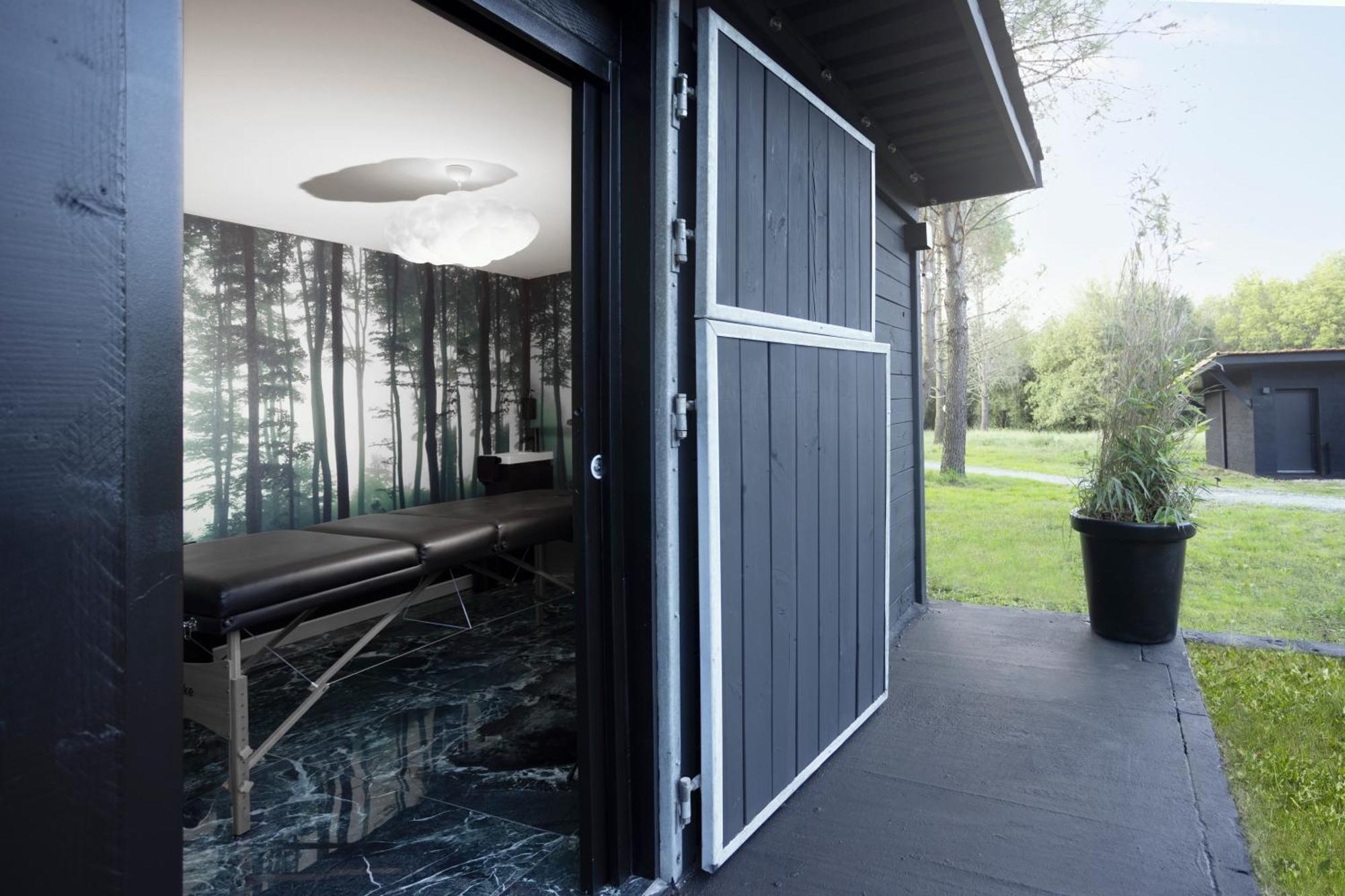 L Ost In Sensations -Hebergements Insolites Et Suites De Luxe Spa Sauna Piscine Foret Marcenais Exterior foto